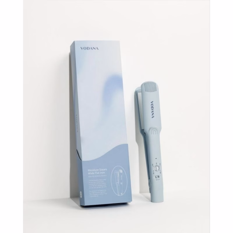 Vodana Moisture Steam Wide Flat Iron เครื่องหนีบผมอบไอน้ำ