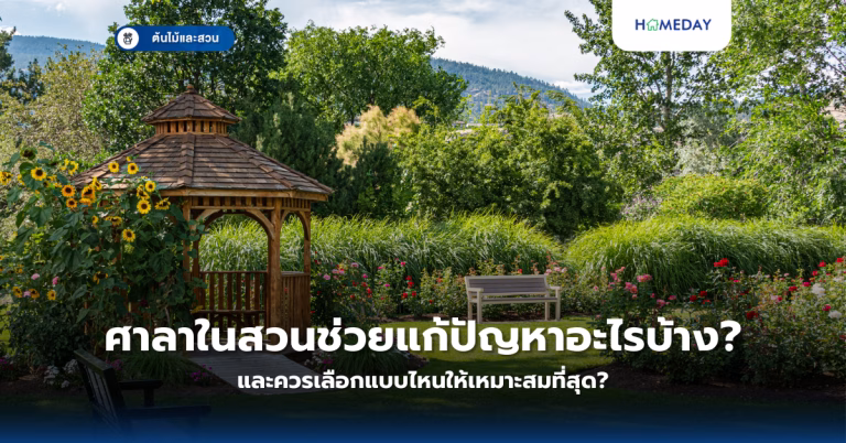 ศาลาในสวนช่วยแก้ปัญหาอะไรบ้าง และควรเลือกแบบไหนให้เหมาะสมที่สุด?
