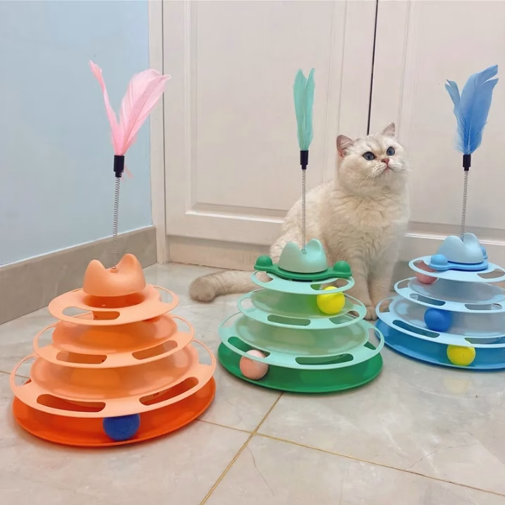 My Paws รางบอล 4 ชั้น Joy Tower