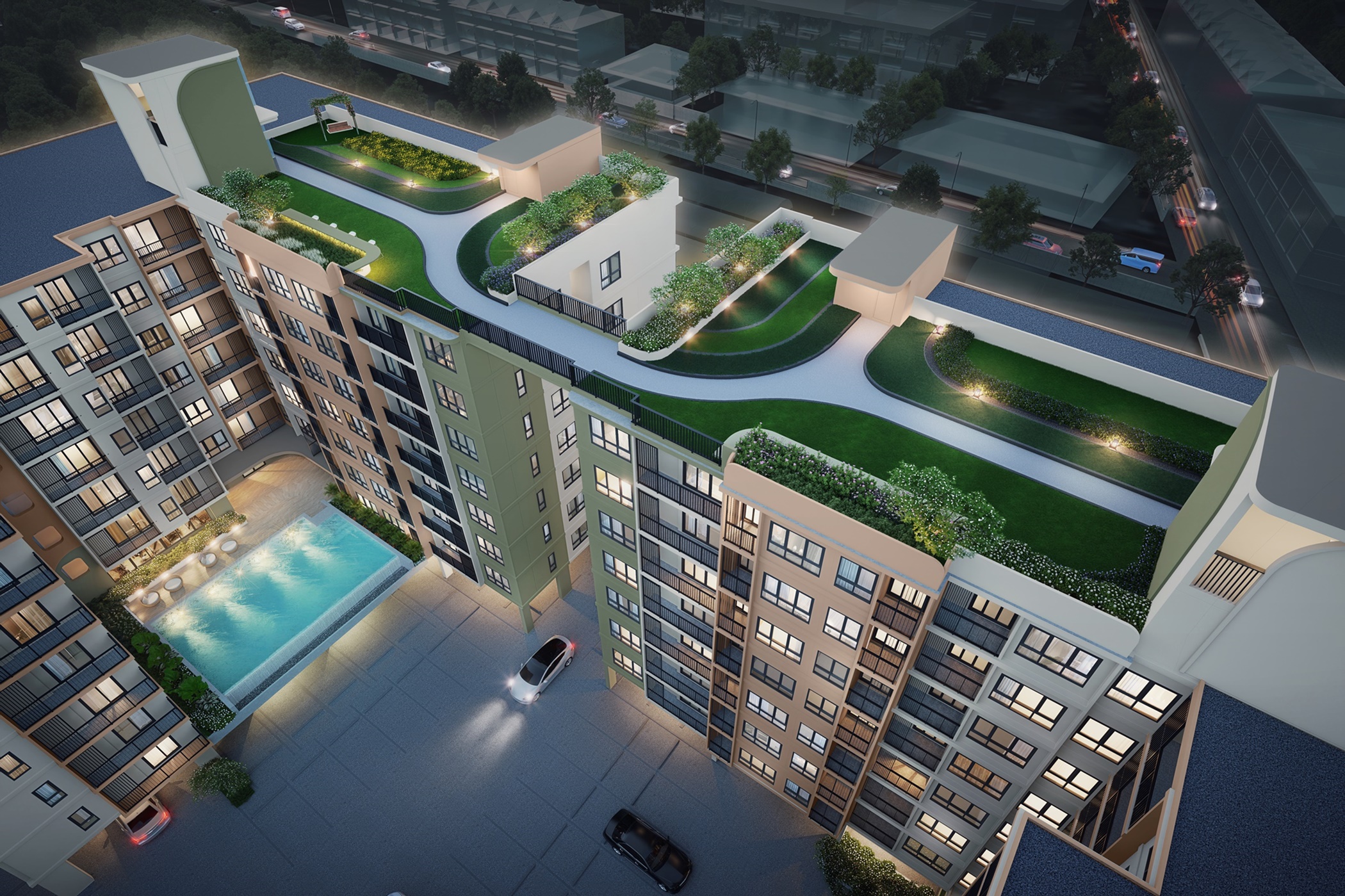 2. Supalai Sense Roof Garden