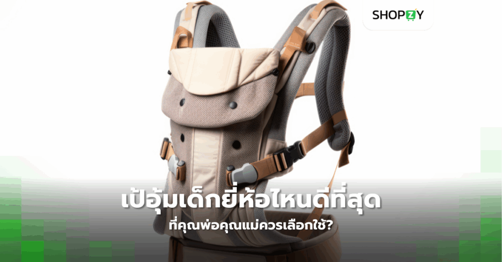 เป้อุ้มเด็กยี่ห้อไหนดีที่สุดที่คุณพ่อคุณแม่ควรเลือกใช้?