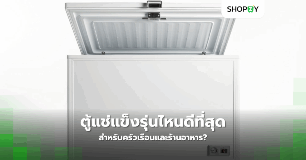 ตู้แช่แข็งรุ่นไหนดีที่สุดสำหรับครัวเรือนและร้านอาหาร?