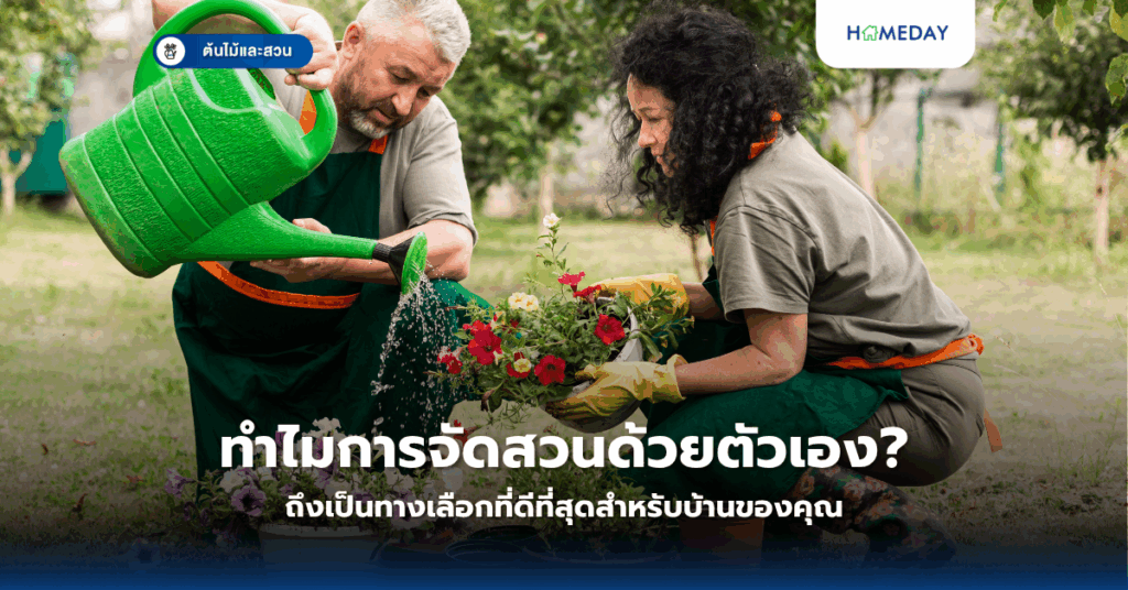 ทำไมการจัดสวนด้วยตัวเองถึงเป็นทางเลือกที่ดีที่สุดสำหรับบ้านของคุณ