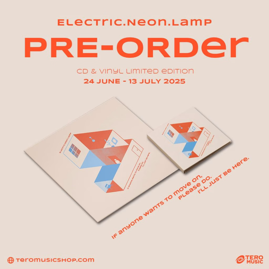 ปล่อยแล้ว!! อัลบั้มเต็มชุดที่ 2 จาก “electric.neon.lamp” ผ่าน 8 แทร็กบันทึกทุกความรู้สึก Move On ไม่ง่าย!! พร้อมพรีออเดอร์ Cd & Vinyl แล้ววันนี้