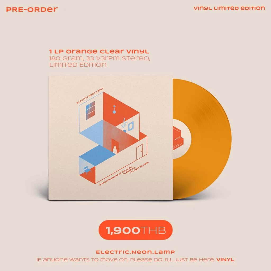 ปล่อยแล้ว!! อัลบั้มเต็มชุดที่ 2 จาก “electric.neon.lamp” ผ่าน 8 แทร็กบันทึกทุกความรู้สึก Move On ไม่ง่าย!! พร้อมพรีออเดอร์ Cd & Vinyl แล้ววันนี้