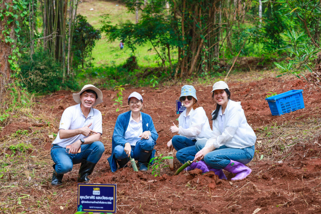 Bam ร่วมกับ เฮช ฟรี และชาวบ้านห้วยตอง จ.เชียงใหม่ ร่วมปลูกป่าเพื่อสร้างอาชีพไร้ควันที่ยั่งยืน