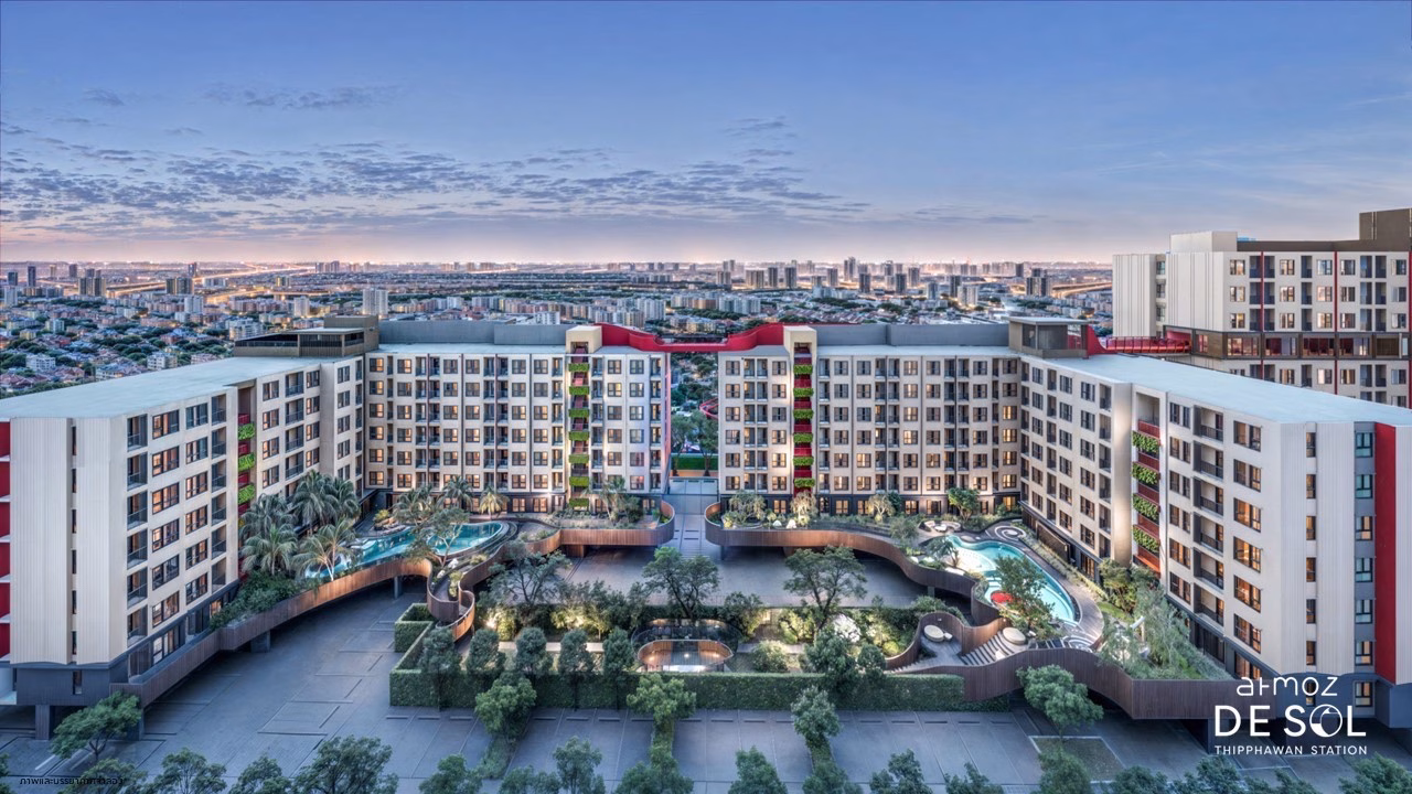 แอสเซทไวส์ ลุยก่อสร้างตามแผน ปักหมุดเสาเอก “atmoz De Sol ทิพวัล สเตชั่น” คอนโดใหม่สไตล์รีสอร์ทติดรถไฟฟ้า 0 ม. สถานีทิพวัล ส่วนกลางจัดเต็ม 30 รายการ