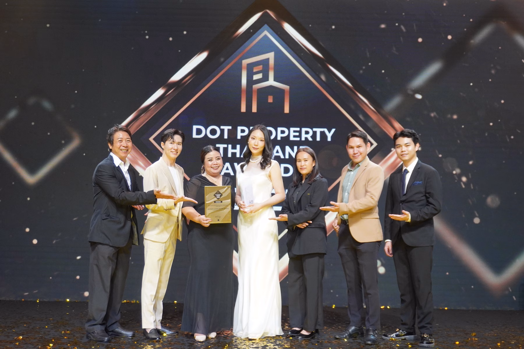 Skypark Lucean Jomtien Pattaya คว้า 3 รางวัลใหญ่ จาก 2 สุดยอดเวทีอสังหาฯ Livinginsider Thailand Developer Awards 2025 และ Dot Property Thailand Awards 2025