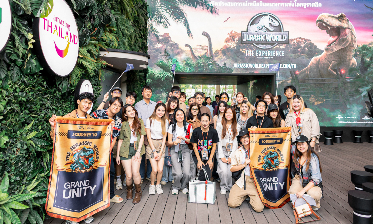 ‘แกรนด์ ยูนิตี้’ เดินหน้าเติมเต็มประสบการณ์ระดับโลกกับ “jurassic World: The Experience” ชวนลูกบ้านร่วมผจญภัยโลกไดโนเสาร์สุดสมจริง ครั้งแรกของไทย