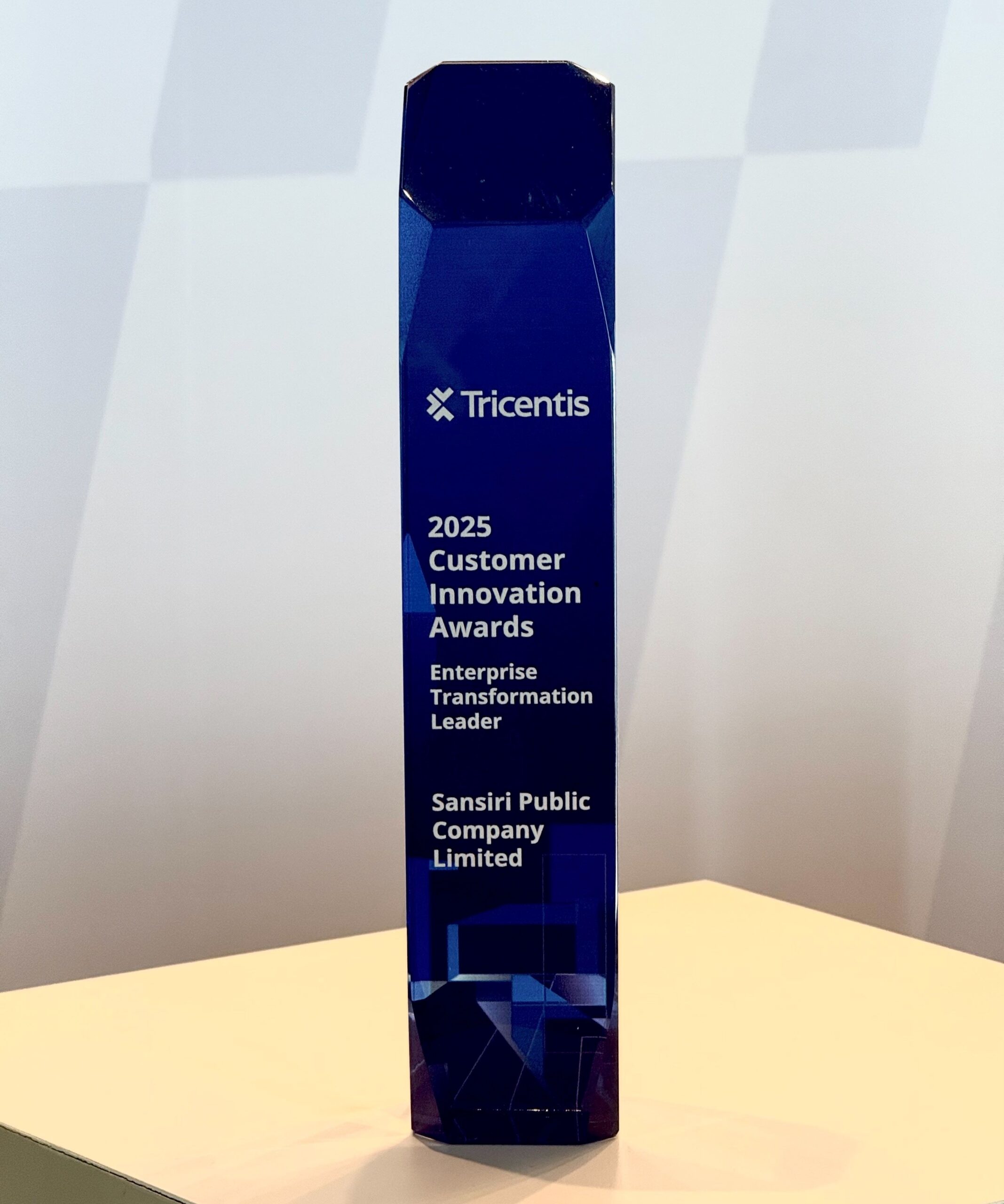 แสนสิริ โชว์เคส ผู้นำไอที นำโปรเจ็กต์ Digital Innovation คว้ารางวัลระดับภูมิภาค “enterprise Transformation Leader” บริษัทไทยรายแรก และรายเดียวที่ได้รับรางวัล