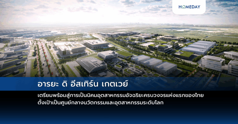 อารยะ ดิ อีสเทิร์น เกตเวย์ เตรียมพร้อมสู่การเป็นนิคมอุตสาหกรรมอัจฉริยะ ครบวงจรแห่งแรกของไทย ตั้งเป้าเป็นศูนย์กลางนวัตกรรมและอุตสาหกรรมระดับโลก
