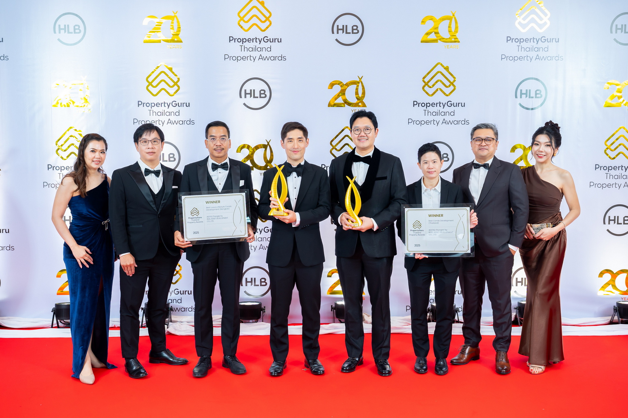 Real Asset กวาด 2 รางวัลใหญ่บนเวที Propertyguru Thailand Property Awards 2025 ตอกย้ำผู้นำด้านการพัฒนาโครงการที่อยู่อาศัยระดับไฮเอนด์