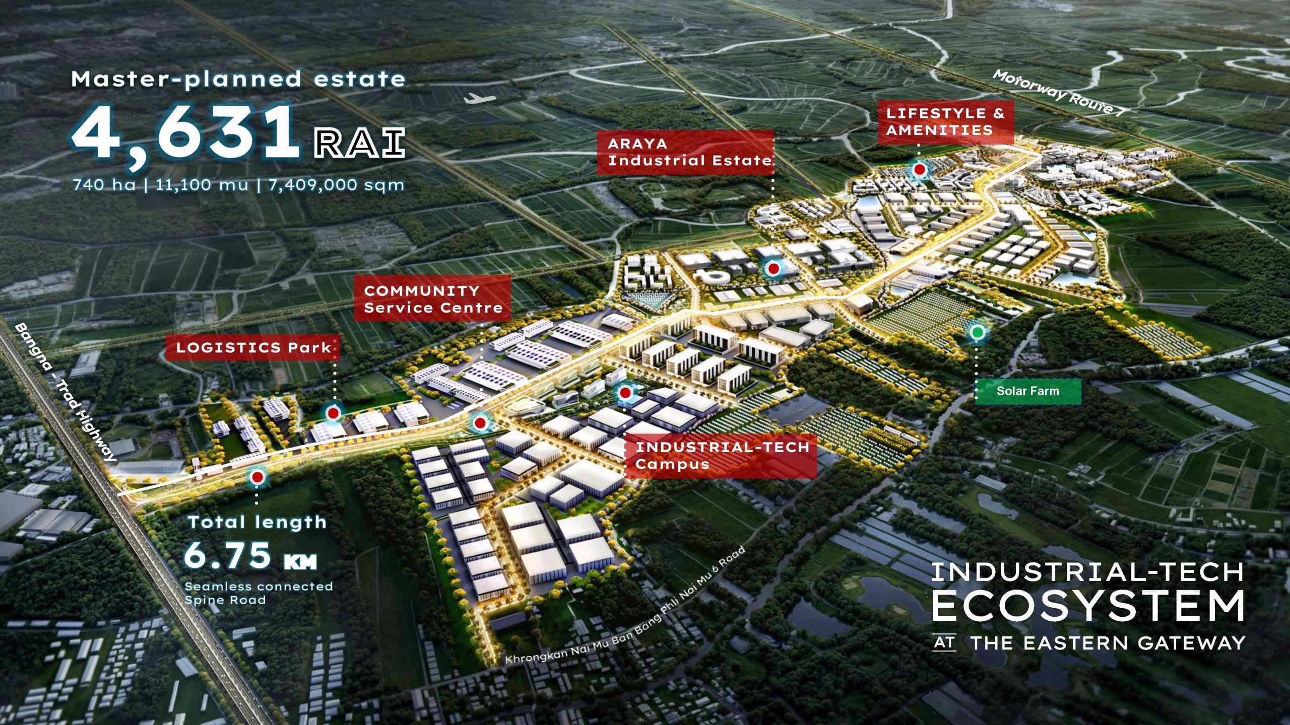 อารยะ ดิ อีสเทิร์น เกตเวย์ เตรียมพร้อมสู่การเป็นนิคมอุตสาหกรรมอัจฉริยะ ครบวงจรแห่งแรกของไทย ตั้งเป้าเป็นศูนย์กลางนวัตกรรมและอุตสาหกรรมระดับโลก