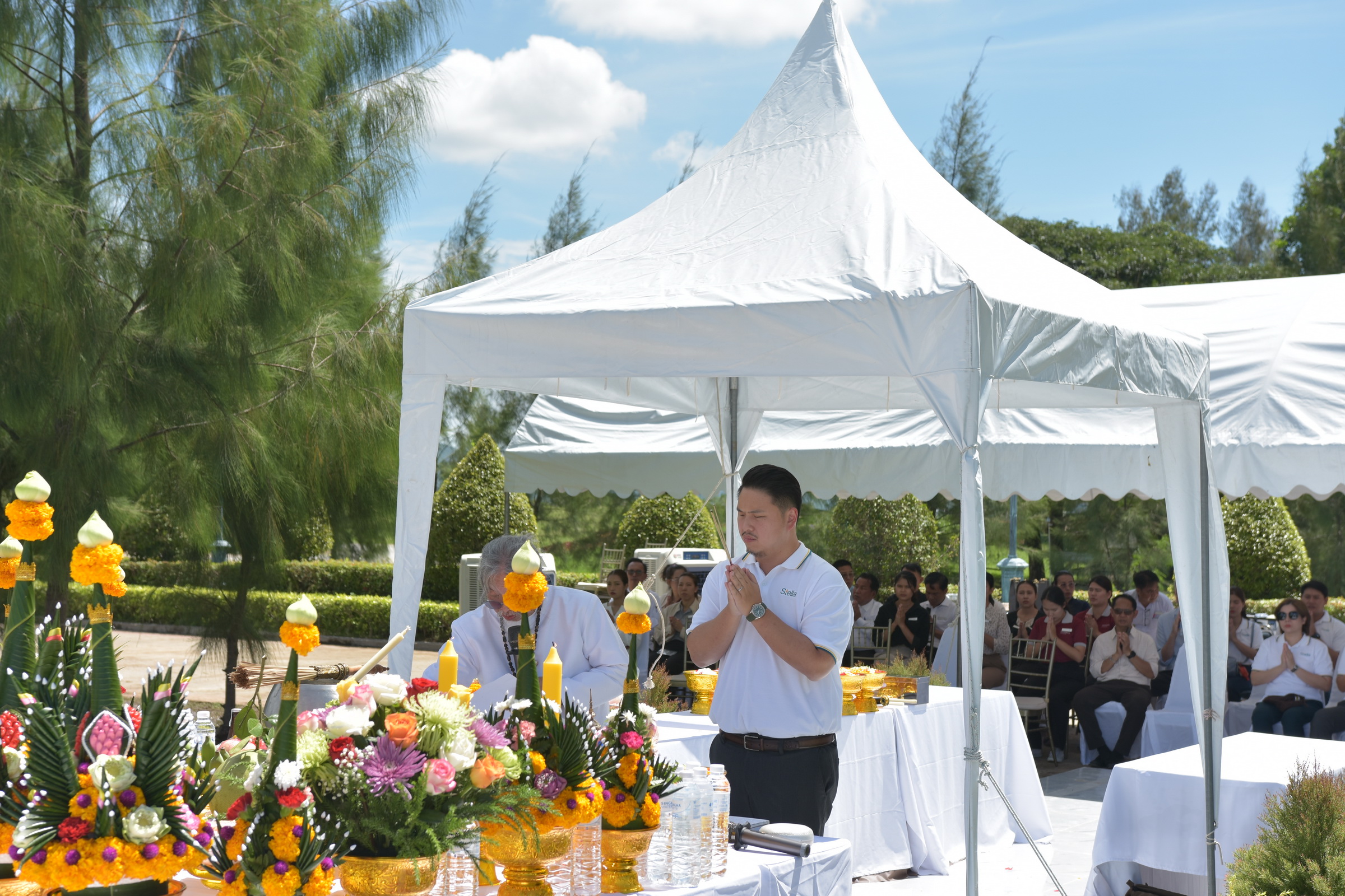 “สเตลล่า”ถือฤกษ์ดีจัดพิธีบวงสรวงตั้งศาลพระพรหม โครงการสเตลล่าโอโซน เขาใหญ่ เตรียมรับกิจกรรมใหญ่ปลายปี