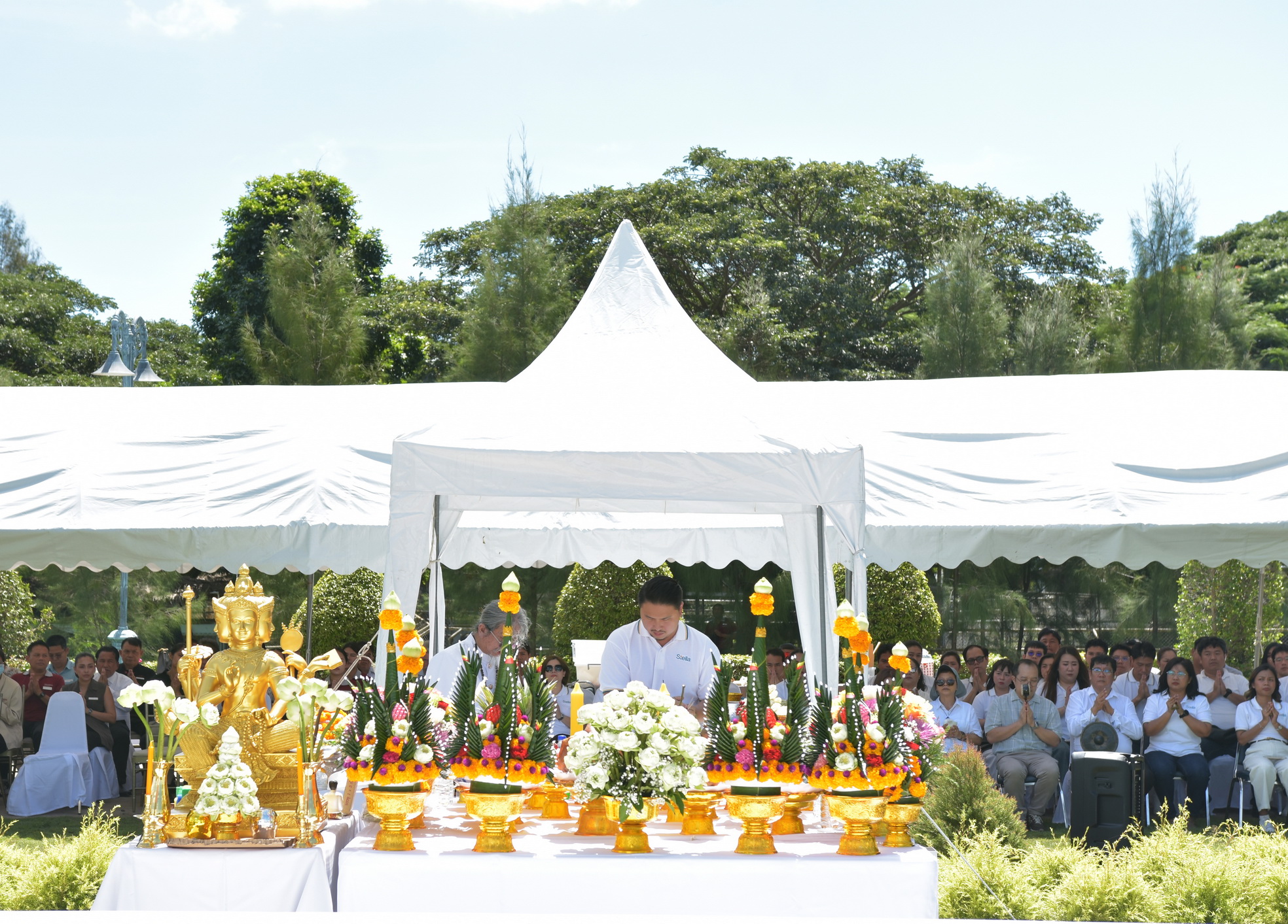 “สเตลล่า”ถือฤกษ์ดีจัดพิธีบวงสรวงตั้งศาลพระพรหม โครงการสเตลล่าโอโซน เขาใหญ่ เตรียมรับกิจกรรมใหญ่ปลายปี