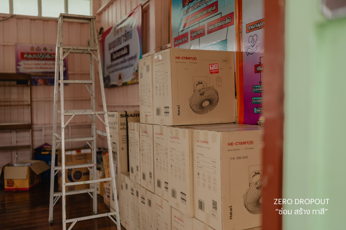 แสนสิริ เดินหน้าต่อพันธกิจ “zero Dropout ซ่อม สร้าง ทาสี” พิสูจน์พลังจิตอาสา “ไม่ปล่อยให้ใครหลุดออกจากระบบการศึกษา”