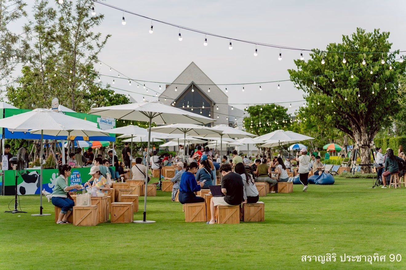 แสนสิริเปิดสวนใหม่กว่า 3 ไร่ ที่สราญสิริ ประชาอุทิศ 90 ประเดิมจัดงาน Paw In The Park สร้างความสุขให้กับลูกบ้านและสัตว์เลี้ยง