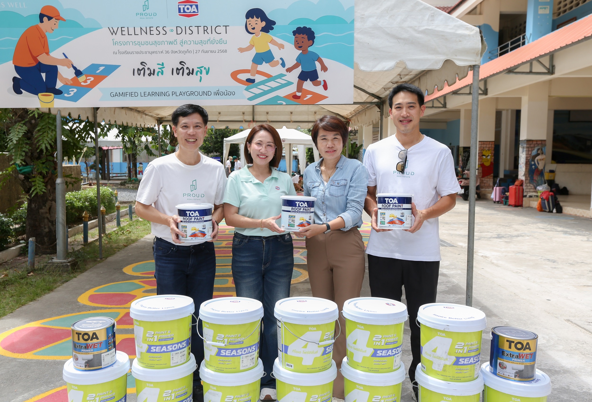Proud ร่วมมือพันธมิตรสุขภาพ นำร่องโครงการ “wellness District” ณ กมลา ภูเก็ต สร้างต้นแบบชุมชนสุขภาพดี ภายใต้ปรัชญา All Is Well เพื่อชีวิตดีที่ยั่งยืน