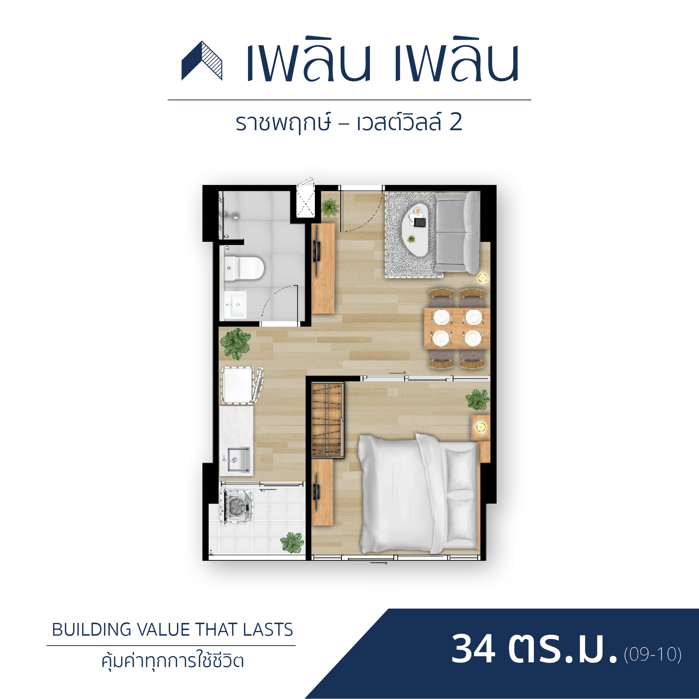 พรีวิว เพลิน เพลิน คอนโดมิเนียม ราชพฤกษ์ – เวสต์วิลล์ 2 (ploen Ploen Condominium Ratchapruek – Westville 2)