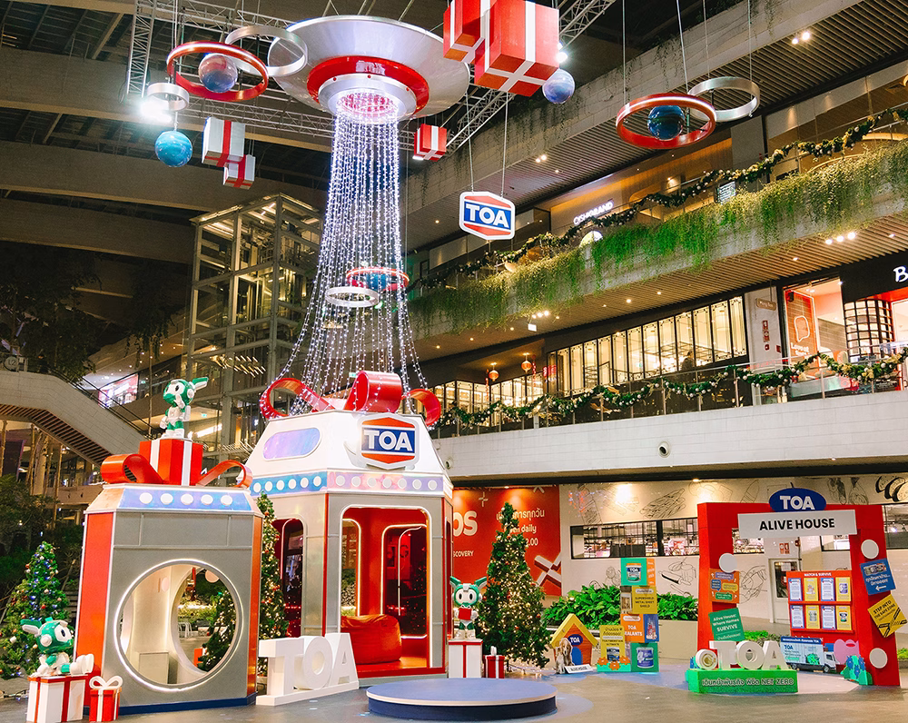 เมกาบางนา ร่วมกับ Toa ยกขบวนของขวัญจากอวกาศ เปิดแลนด์มาร์ก “the Space Santa” ภารกิจสุดพิเศษส่งต่อความสุขและประสบการณ์จากกาแล็กซี สำหรับทุกครอบครัว ตั้งแต่วันนี้ – 4 ม.ค. 69 ที่เมกาบางนา