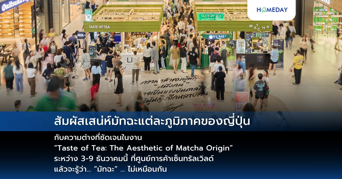 สัมผัสเสน่ห์มัทฉะแต่ละภูมิภาคของญี่ปุ่น กับความต่างที่ชัดเจนในงาน “taste Of Tea: The Aesthetic Of Matcha Origin” ระหว่าง 3 9 ธันวาคมนี้ ที่ศูนย์การค้าเซ็นทรัลเวิลด์ แล้วจะรู้ว่า… “มัทฉะ” … ไม่เหมือนกัน