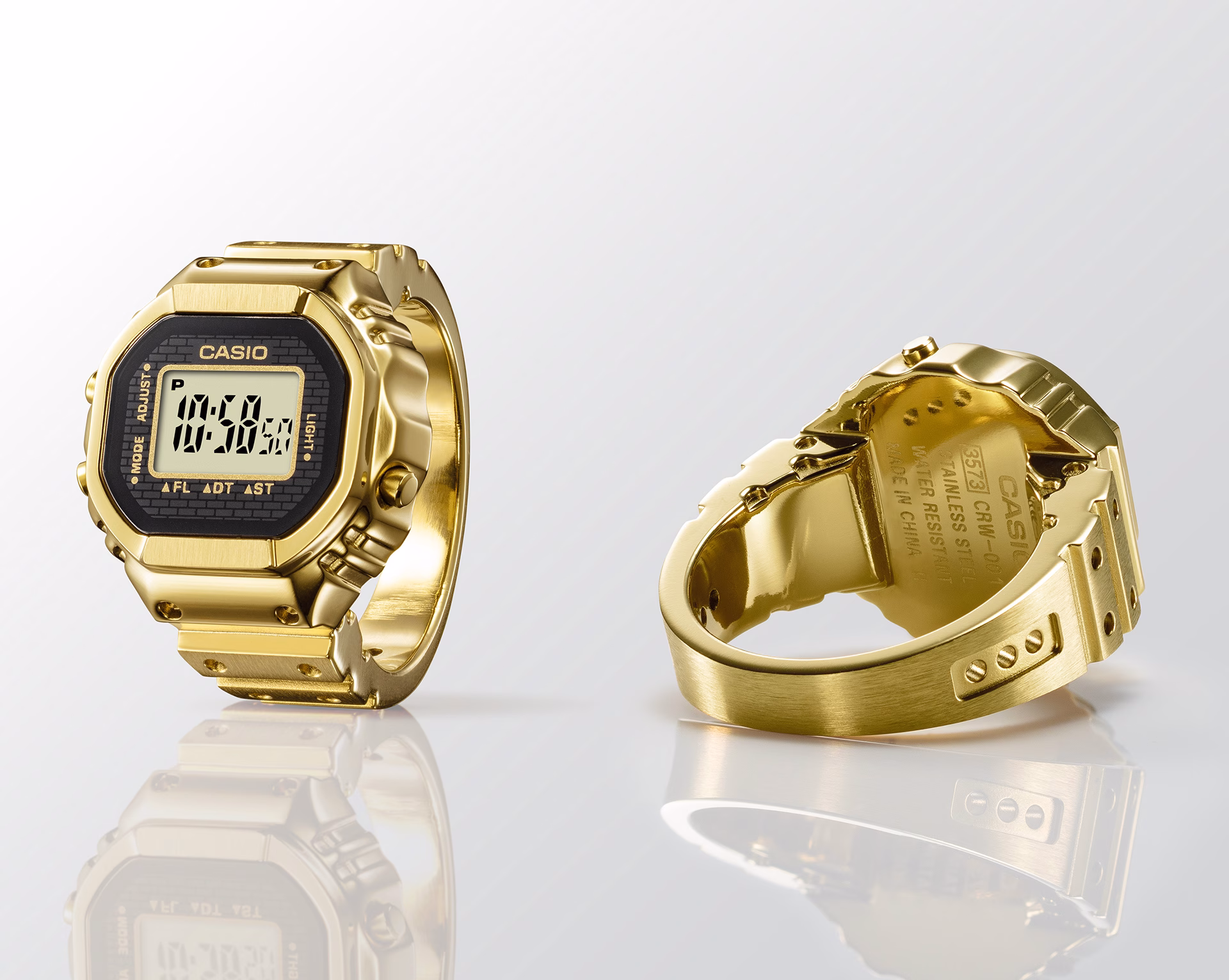 Casio ฉลองครบรอบ 50 ปี เปิดตัว Ring Watch รุ่น Crw 001g 9dr ตัวเรือนสีทอง ต่อยอดความสำเร็จจากรุ่นสีเงินสุดฮิต