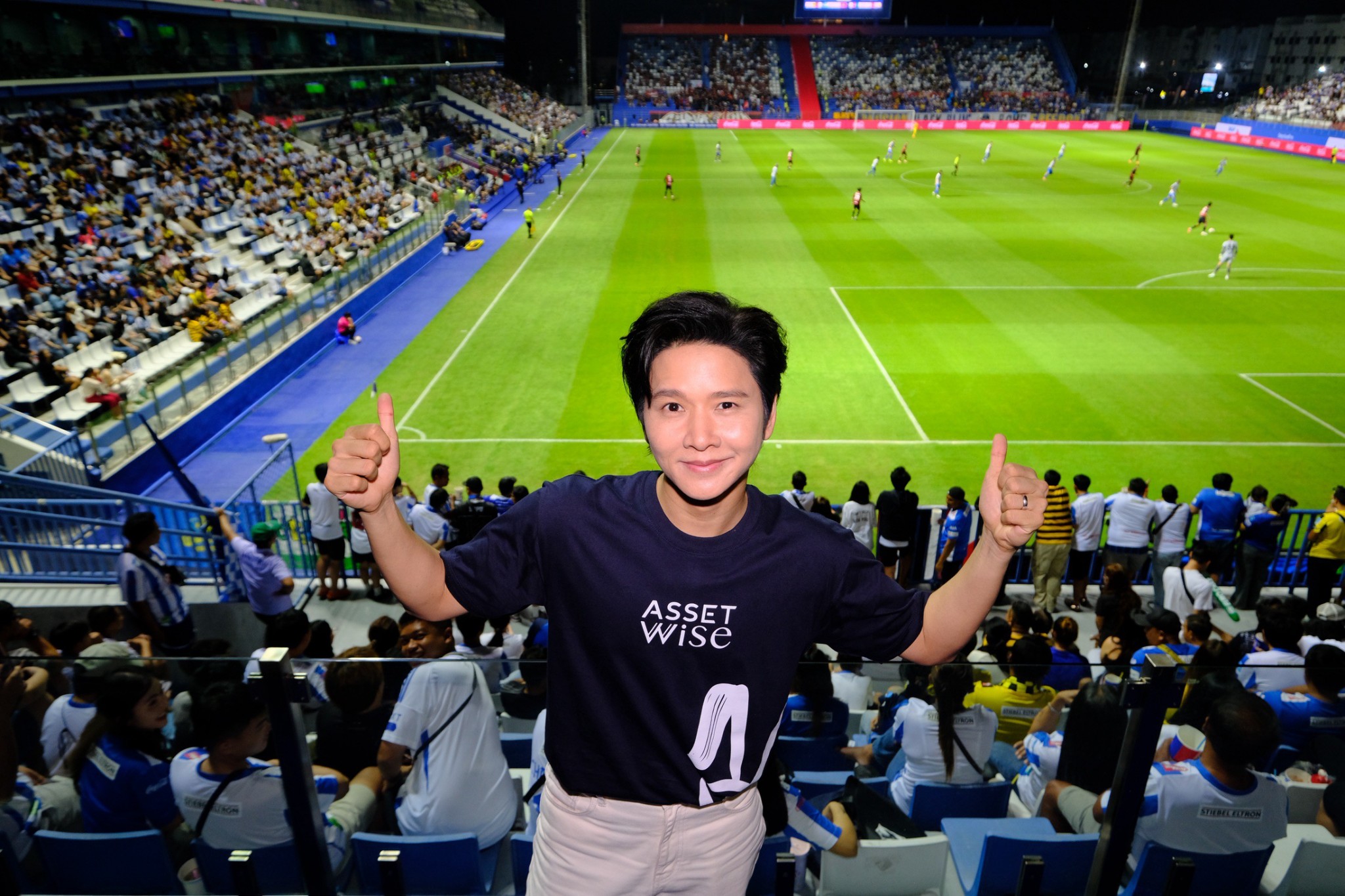 บิ๊กแมทช์ไทยลีกคึกคัก “แอสเซทไวส์” ยกขบวนเชียร์ “บีจี ปทุม ยูไนเต็ด” พร้อมเสิร์ฟกิจกรรม Assetwise Brand Day ดึง “โต๋ ศักดิ์สิทธิ์” เติมสีสันติดขอบสนาม