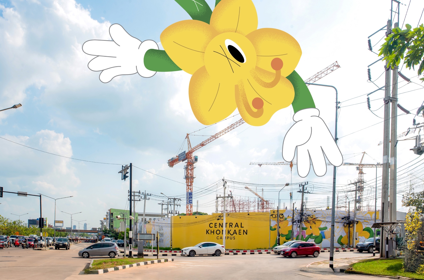 ‘เซ็นทรัล ขอนแก่น แคมปัส’ ผุดไอเดียเจ๋ง! เปลี่ยนรั้วธรรมดาเป็น Art Wall Exhibition กลางเมือง คอลแลบ ‘vachboy’ และ ‘นักศึกษาม.ขอนแก่น’