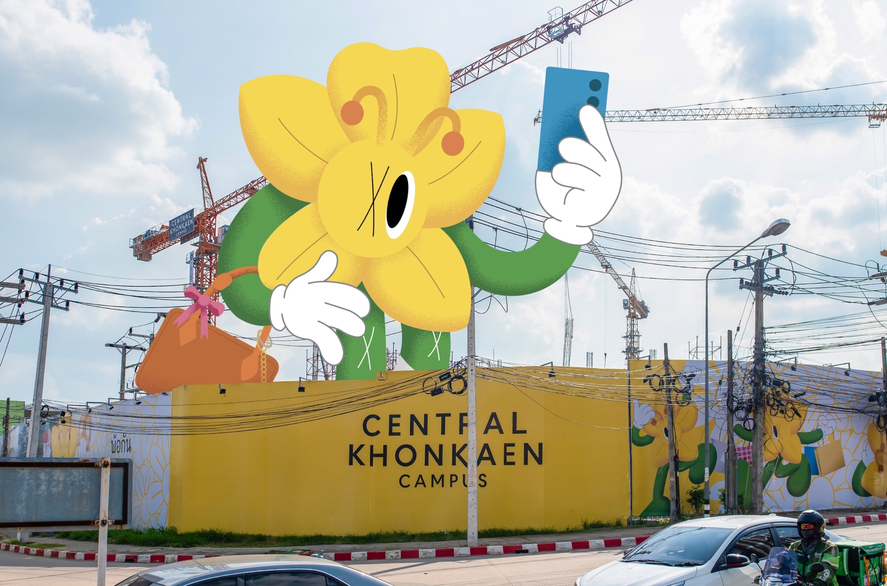 ‘เซ็นทรัล ขอนแก่น แคมปัส’ ผุดไอเดียเจ๋ง! เปลี่ยนรั้วธรรมดาเป็น Art Wall Exhibition กลางเมือง คอลแลบ ‘vachboy’ และ ‘นักศึกษาม.ขอนแก่น’