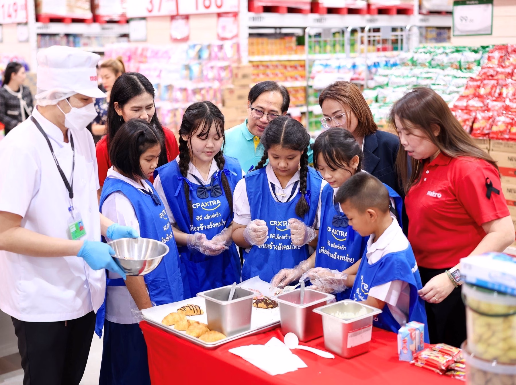 ซีพี แอ็กซ์ตร้า สานต่อโครงการ “อาหารดีพี่ให้น้อง” ต่อเนื่อง สนับสนุนวัตถุดิบอาหารกลางวันให้นักเรียนทั่วประเทศ ส่งเสริมให้เยาวชนเข้าถึงอาหารดีมีประโยชน์