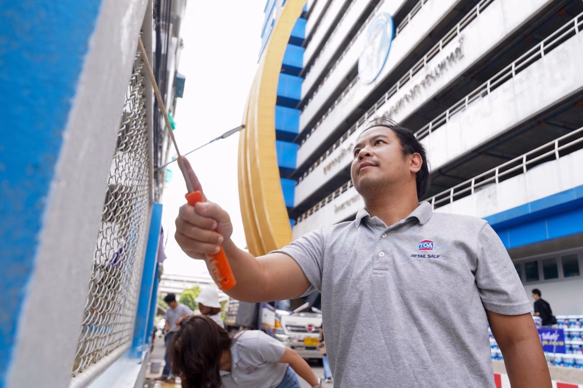 Toa ไม่ทิ้งกัน เคียงข้างพี่น้องชาวใต้ ผนึกกำลังจิตอาสา – ทาสีฟื้นฟูโรงพยาบาลและโรงเรียน คืนรอยยิ้มสู่หาดใหญ่ หลังวิกฤตอุทกภัยปี 68