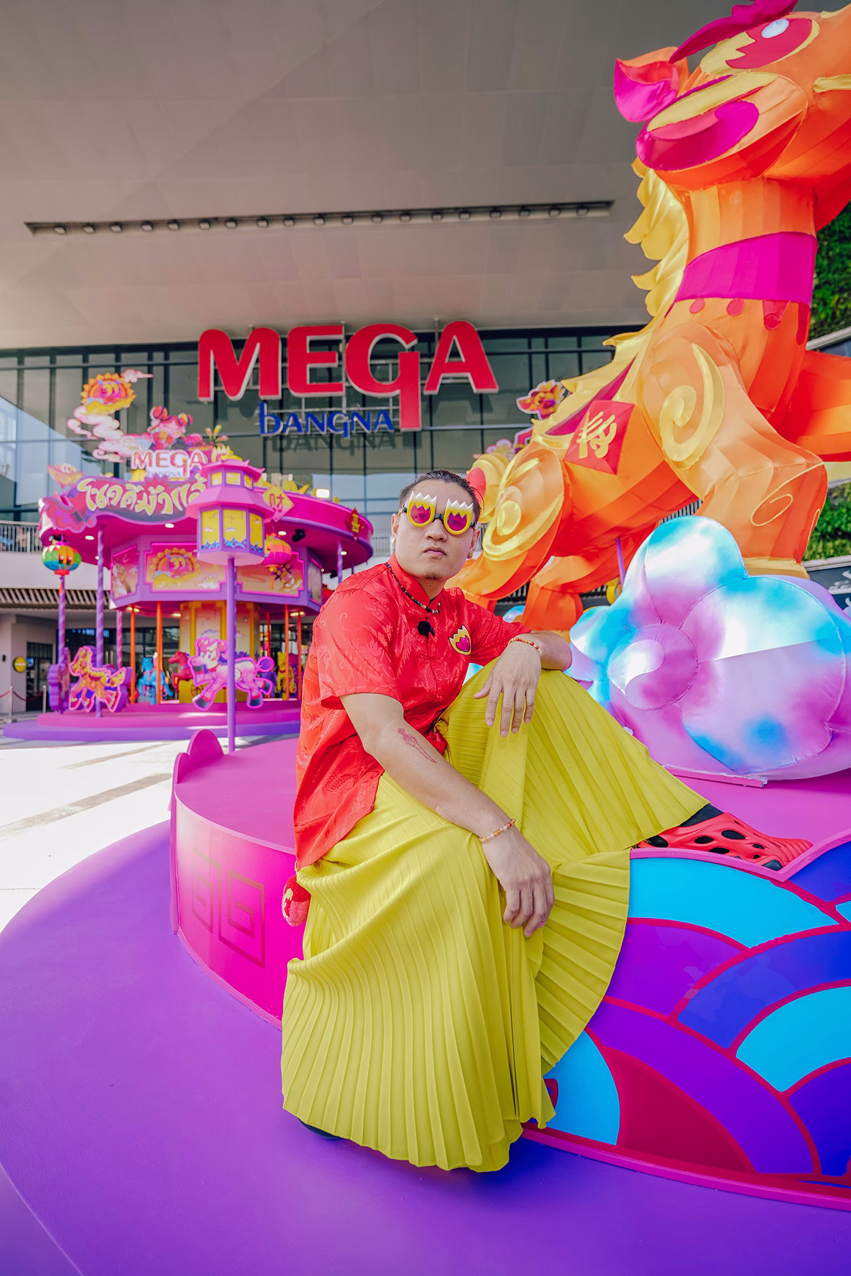 เมกาบางนาสนั่นปรากฏการณ์เฉลิมฉลองตรุษจีนปีม้า กับแคมเปญ “mega Chinese New Year 2026 โชคดีม้าแล้ว” จับมืออาร์ตทิสต์คนดัง เนรมิตแลนด์มาร์กศิลปะร่วมสมัย “mega Land Of Fun And Fortune” ตั้งแต่ 1 – 28 ก.พ. 69