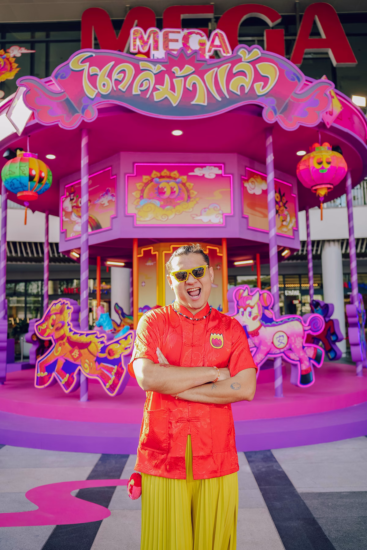 เมกาบางนาสนั่นปรากฏการณ์เฉลิมฉลองตรุษจีนปีม้า กับแคมเปญ “mega Chinese New Year 2026 โชคดีม้าแล้ว” จับมืออาร์ตทิสต์คนดัง เนรมิตแลนด์มาร์กศิลปะร่วมสมัย “mega Land Of Fun And Fortune” ตั้งแต่ 1 – 28 ก.พ. 69