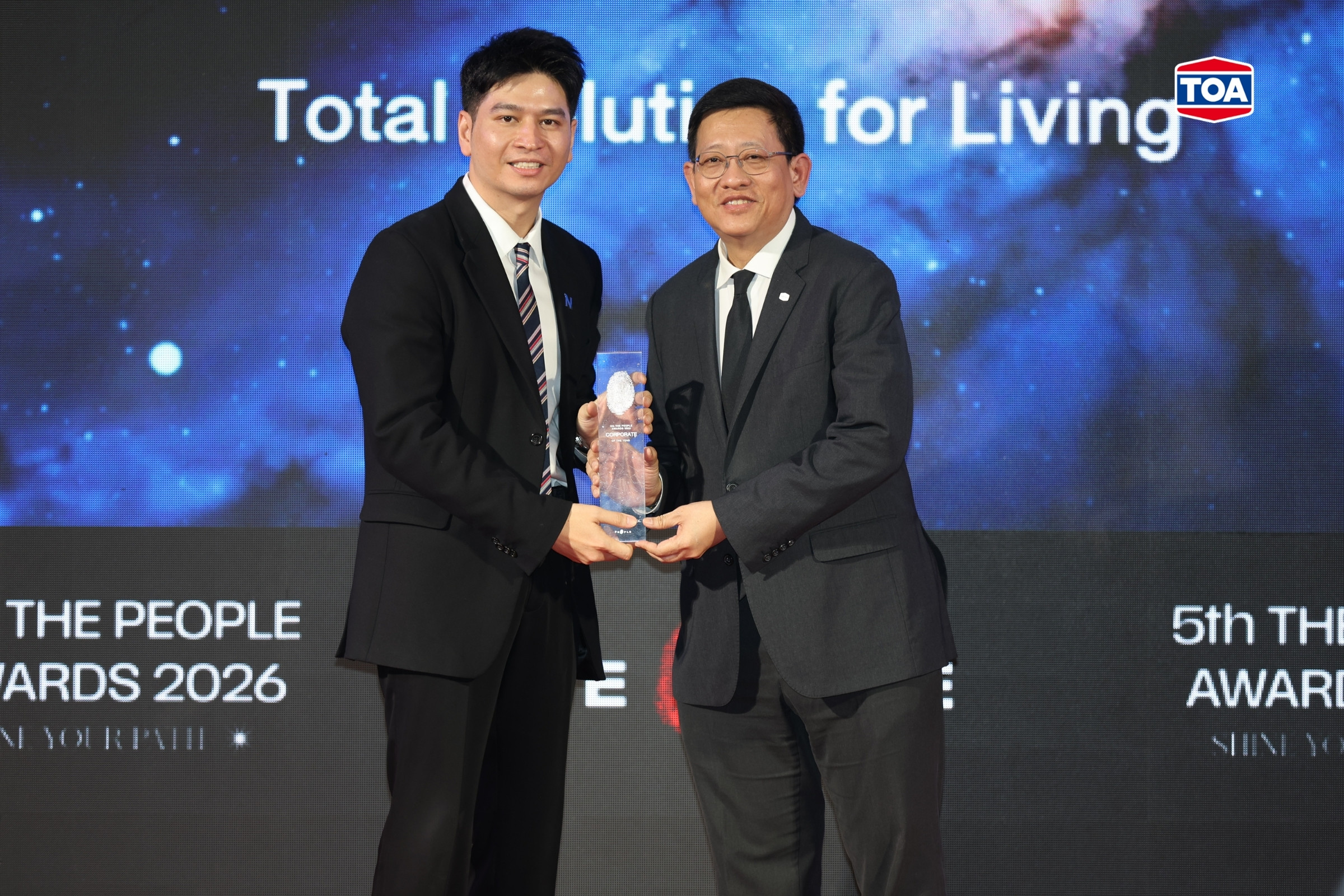 Toa ผงาดคว้ารางวัล ‘corporate Of The Year’ ต่อเนื่อง 2 ปีซ้อน ตอกย้ำเบอร์ 1 ผู้นำนวัตกรรม Total Solution เพื่อการอยู่อาศัยอย่างยั่งยืน