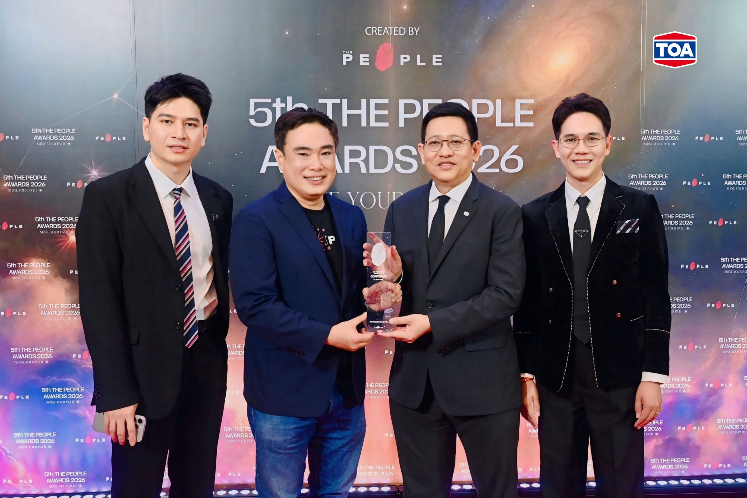 Toa ผงาดคว้ารางวัล ‘corporate Of The Year’ ต่อเนื่อง 2 ปีซ้อน ตอกย้ำเบอร์ 1 ผู้นำนวัตกรรม Total Solution เพื่อการอยู่อาศัยอย่างยั่งยืน