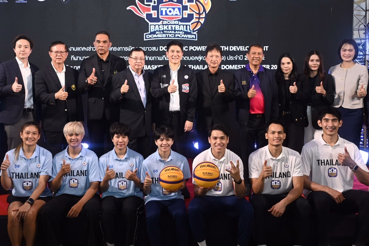 Toa ผนึกภาครัฐฯ ระเบิดศึก ‘toa 3×3 Basketball All Thailand 2026’ ปีที่ 4 ขยาย 15 สนามทั่วไทย ชูยุทธศาสตร์ ‘domestic Power’ ปั้นเยาวชนไทยสู่ทำเนียบทีมชาติ