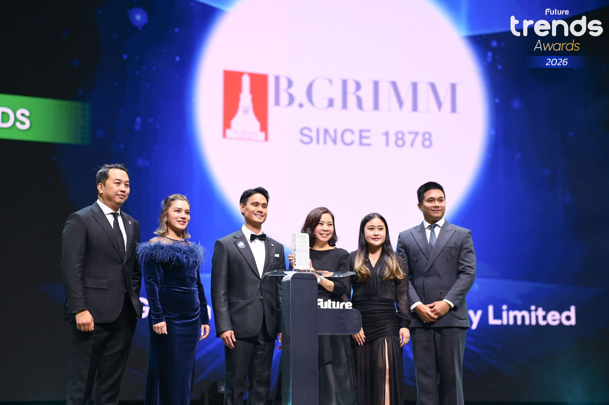 บี.กริม เพาเวอร์ คว้า 3 รางวัลใหญ่จาก Future Trends Awards 2026 ตอกย้ำองค์กรต้นแบบที่เติบโตด้วยความโอบอ้อมอารีและครองใจคนทำงาน