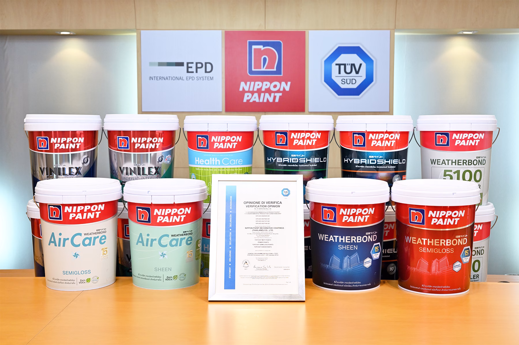 นิปปอนเพนต์ คว้า Epd International รายแรกของไทย สะท้อนมาตรฐานสีเพื่อสิ่งแวดล้อมและความโปร่งใสตามหลักสากล พร้อมหนุนศักยภาพดีเวลลอปเปอร์สู่ Global Benchmark